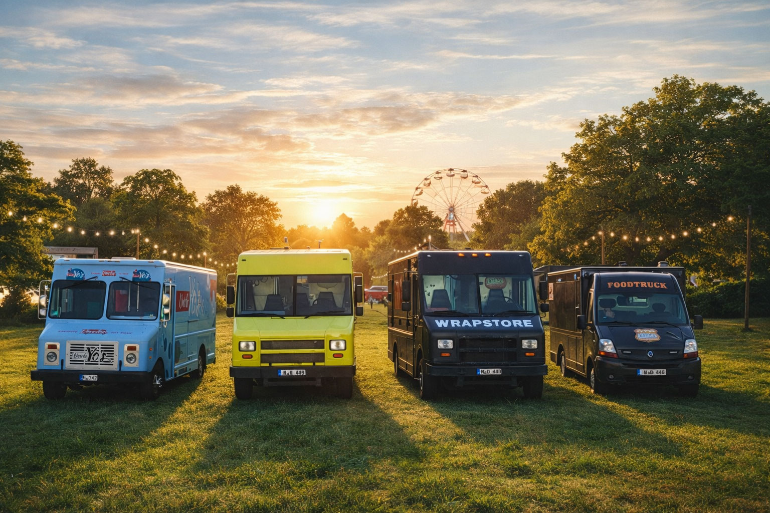 Außenansicht von Dukes als Foodtruck mit Burger- und Streetfood-Angebot