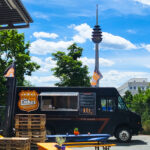 Ausgabe- und Servierbereich von Dukes für Event Catering