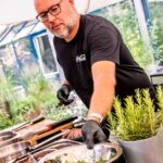 Catering-Motiv für mobiles Foodtruck-Angebot auf Veranstaltungen