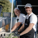 Ausgabe- und Servierbereich von Pizza Innovazione für Event Catering