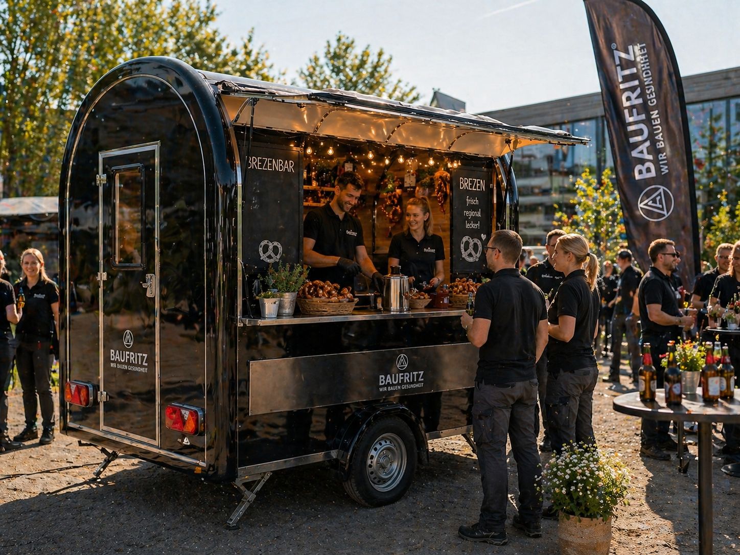 Eventkonzept für Foodtruck Catering, mobile Bar und Streetfood – erste Ansicht