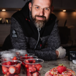 Ausgabe- und Servierbereich von lecker2u für Event Catering